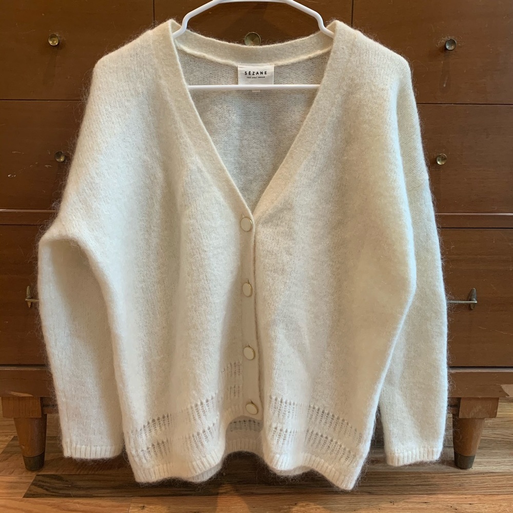 Sezane cardigan